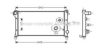 AVA QUALITY COOLING FT2295 Radiator, engine cooling